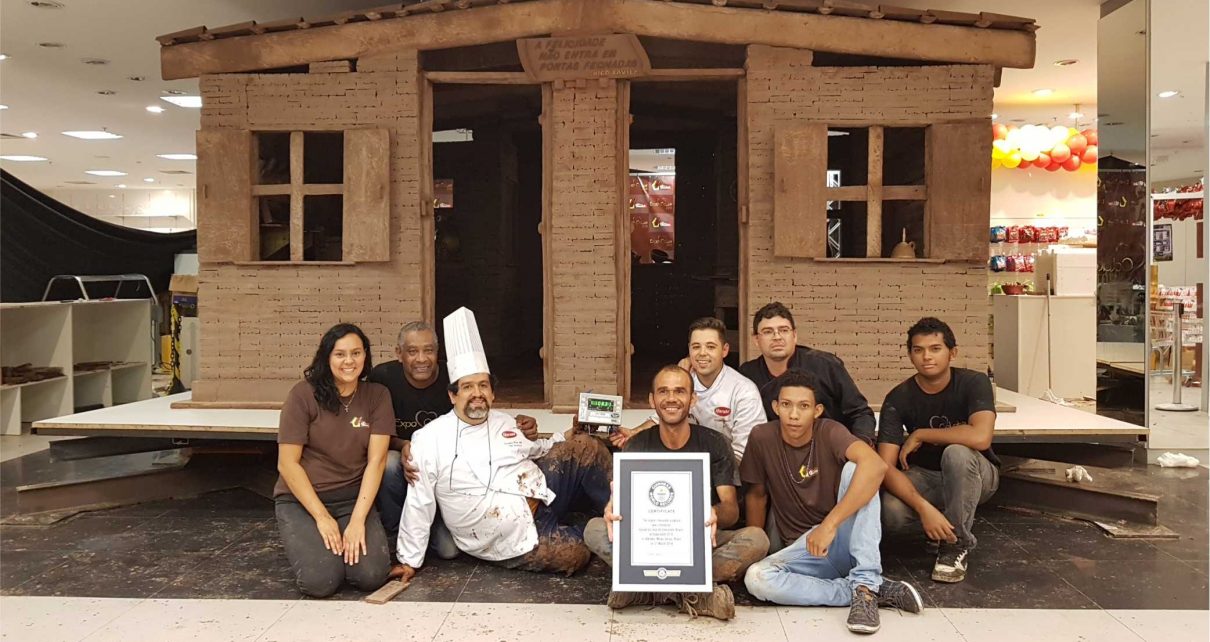 Une maison en chocolat - le record du monde